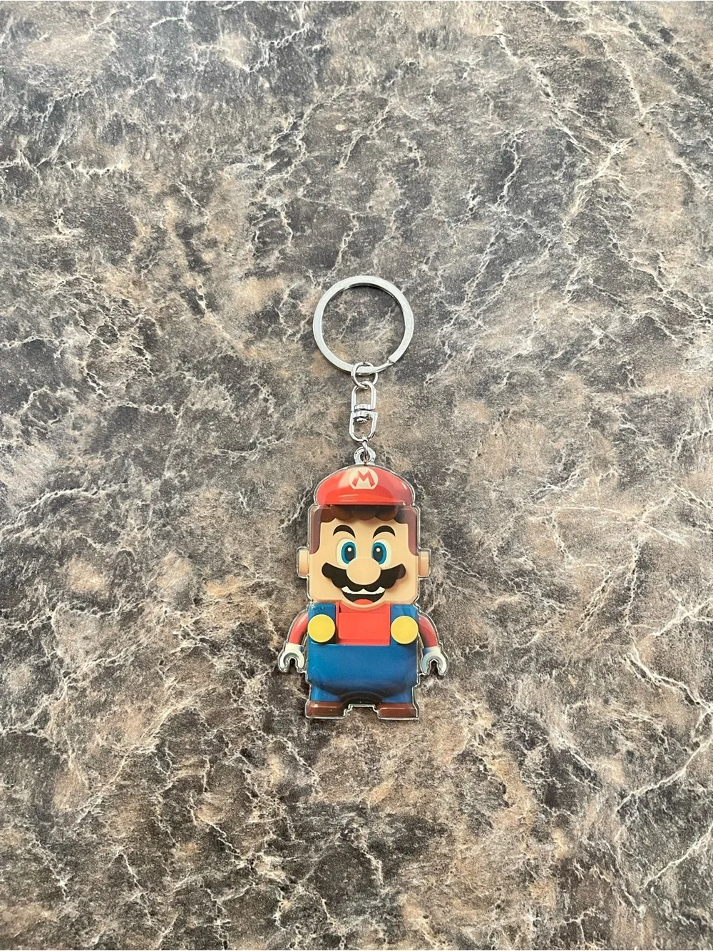 Lego Super Mario Metal Keychain